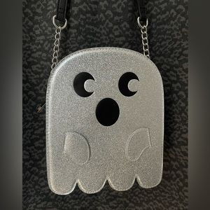 NWT Viral Glitter Ghost crossbody purse Halloween